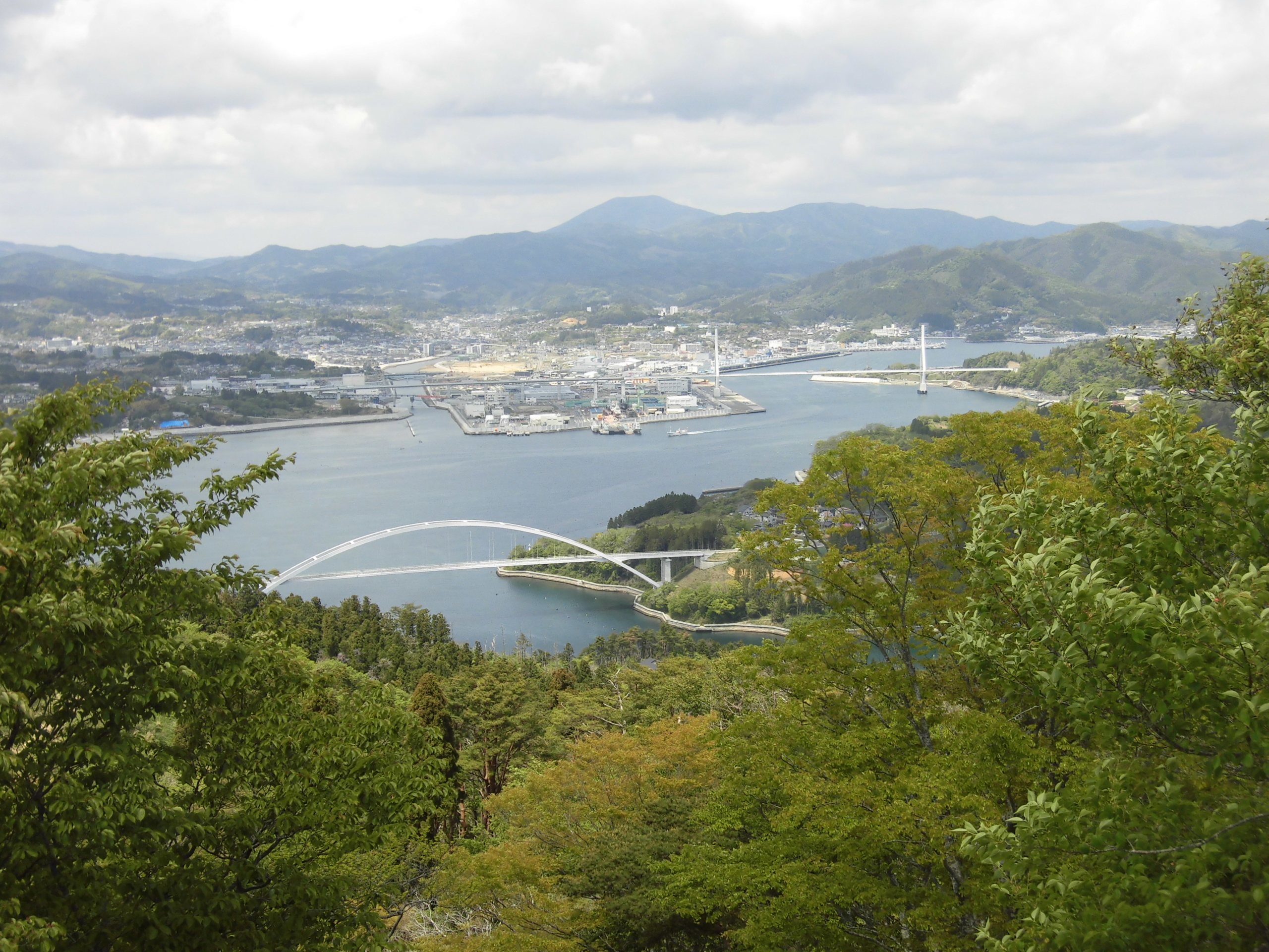 大島亀山展望台～気仙沼方面